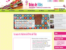 Tablet Screenshot of brinsdefilles.com